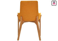 Modern Minimalist Wood Restaurant Chairs Nordic Fabric Seats W43 * D41 * H80cm