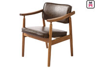 Comfortable Oak Solid Wood Restaurant Chairs Scandinavian Design Furniture