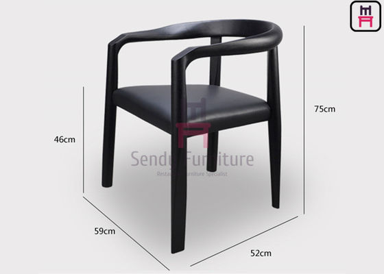 खरीदें लेदर अपहोल्स्ट्री स्लेटेड बैकरेस्ट और ड्यूरेबल डाइनिंग सीटिंग के लिए वॉलनट फिनिश के साथ क्लासिक वुड रेस्टोरेंट चेयर online manufacture