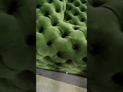 चेस्टर लेदर टफ्टेड रेस्तरां सोफा सेट फाइव स्टार होटल लॉबी एप्लीकेशन