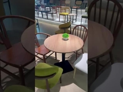 4 व्यक्ति / 6 व्यक्ति प्लाईवुड / लेमिनेट वाटरप्रूफ डाइनिंग टेबल रेस्तरां उपयोग के लिए