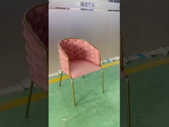 रेस्टोरेंट और कैफे हाई बैक आर्मलेस चेयर विथ फैब्रिक अपोल्स्ड 52 * 53 * 94 सेमी