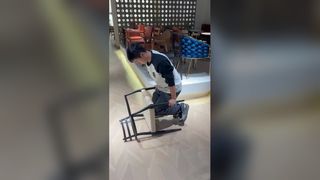 मूर्तिकला ऐश वुड डाइनिंग चेयर आधुनिक डिजाइन